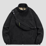 Insulated Sweatshirt with Shoulder Bag