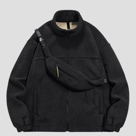 Insulated Sweatshirt with Shoulder Bag