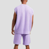 Urban Waffle Knit Set