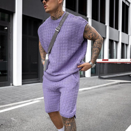 Urban Waffle Knit Set