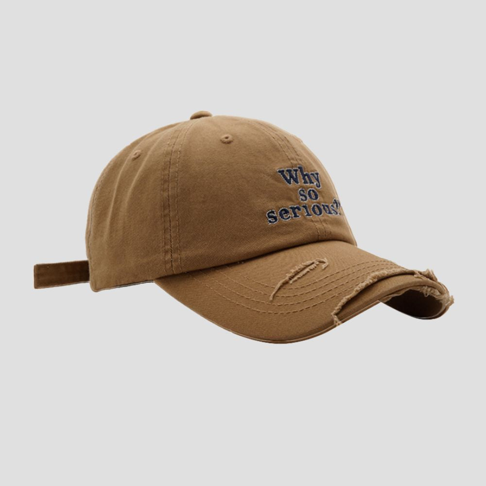 Letter Embroidered Baseball Cap