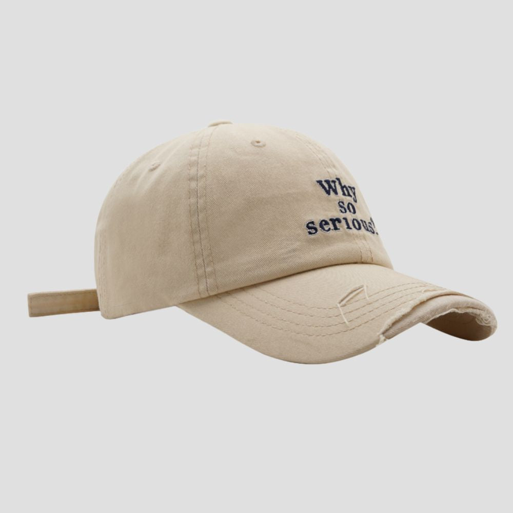 Letter Embroidered Baseball Cap