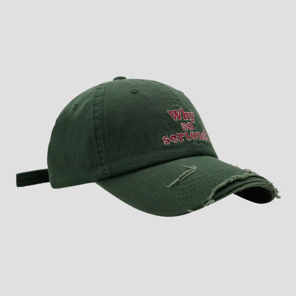 Letter Embroidered Baseball Cap