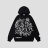 Front view of Line Art Character Printed Sweatshirt