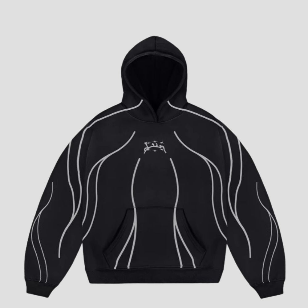 Line Art Trendy Hoodie