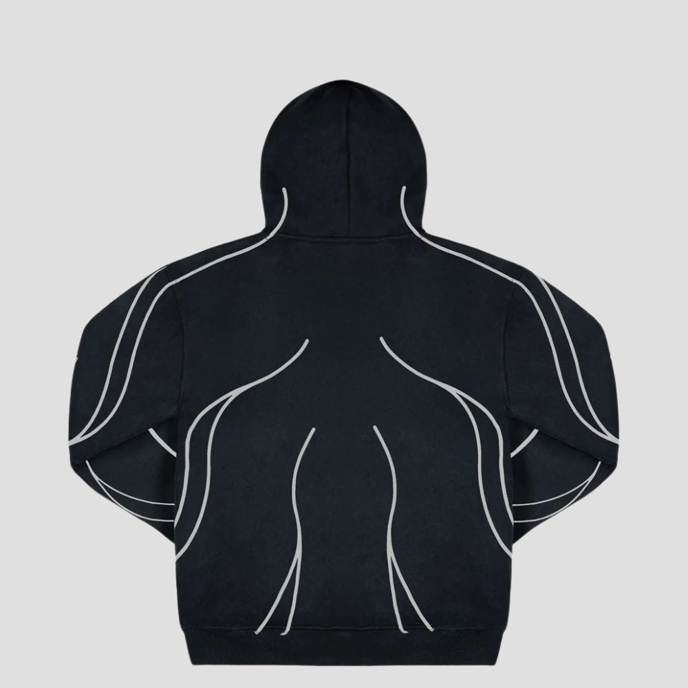 Line Art Trendy Hoodie