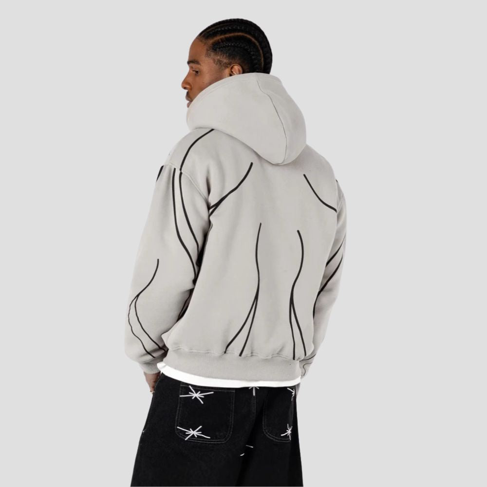 Line Art Trendy Hoodie