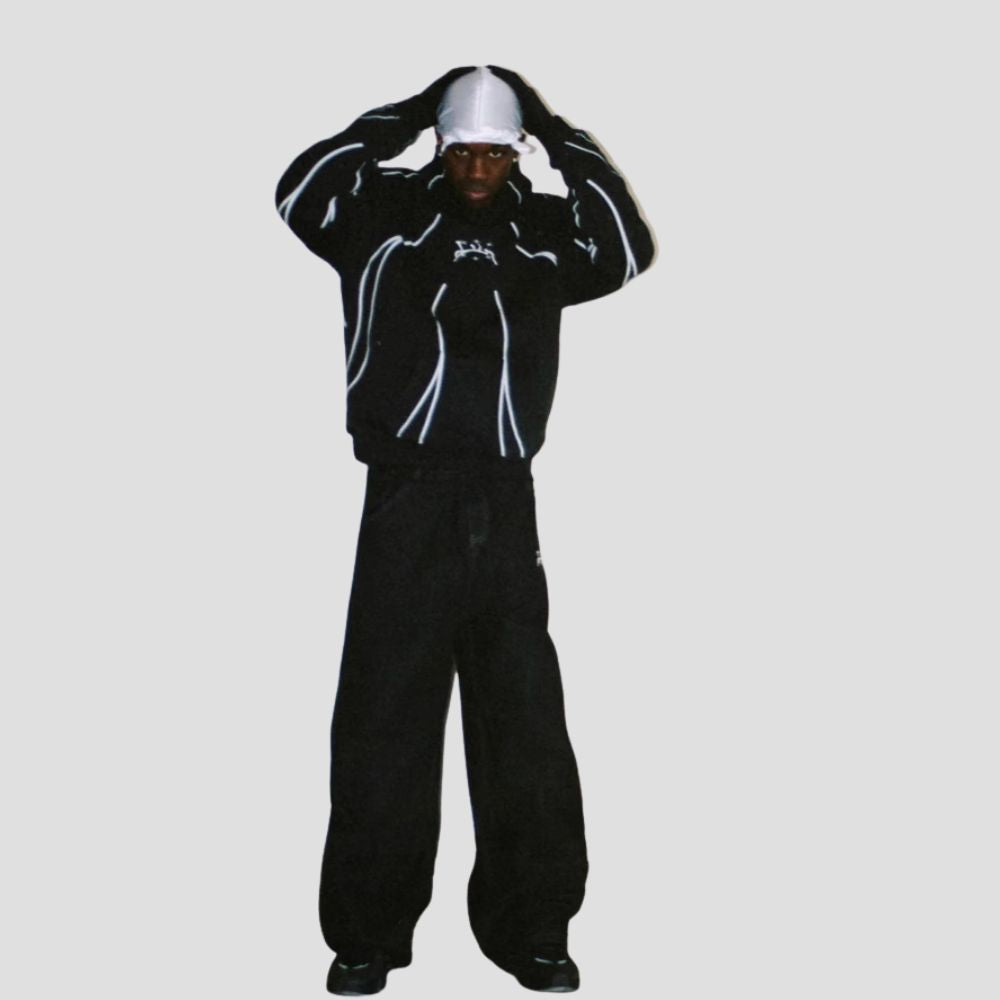 Line Art Trendy Hoodie