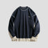 Front view of the Loose Color Block Sweatshirt showcasing its vibrant design.