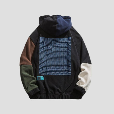Colorful hip-hop pullover
