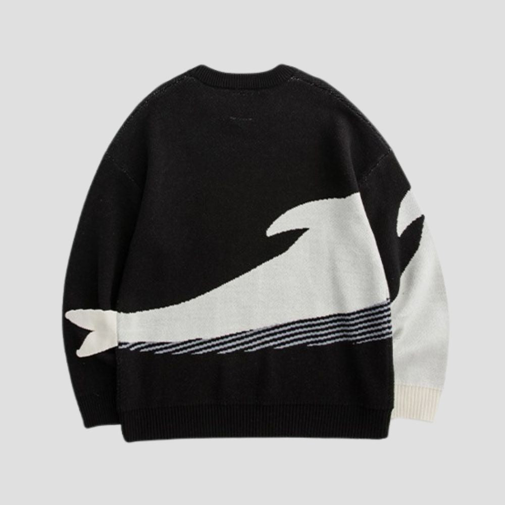 Versatile ocean-themed sweater perfect for various occasions
