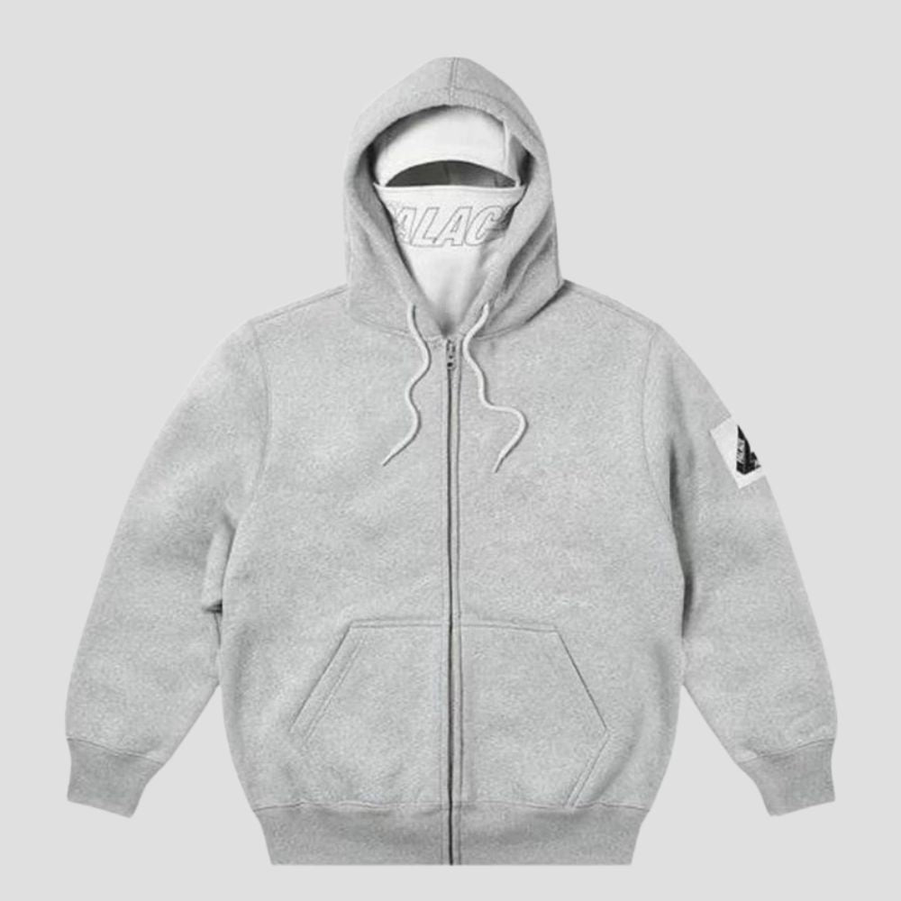 Oversized Harajuku Face-Cover Hoodie