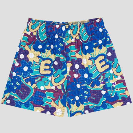 Loose fit shorts featuring street fashion style, quick-dry material, and mesh design.
