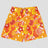Trendy quick-dry shorts with a loose fit, breathable mesh design, and street fashion elements.