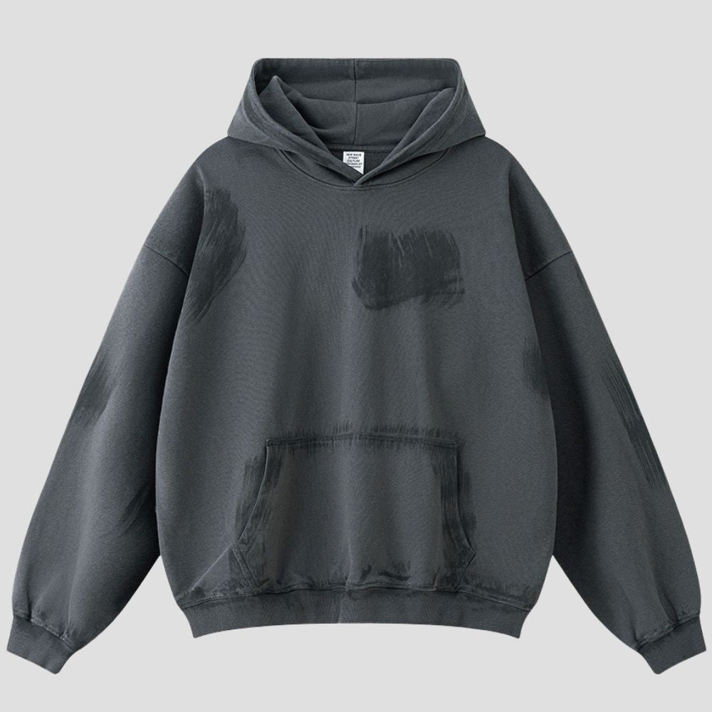 Painted Vintage Distressed Hoodie