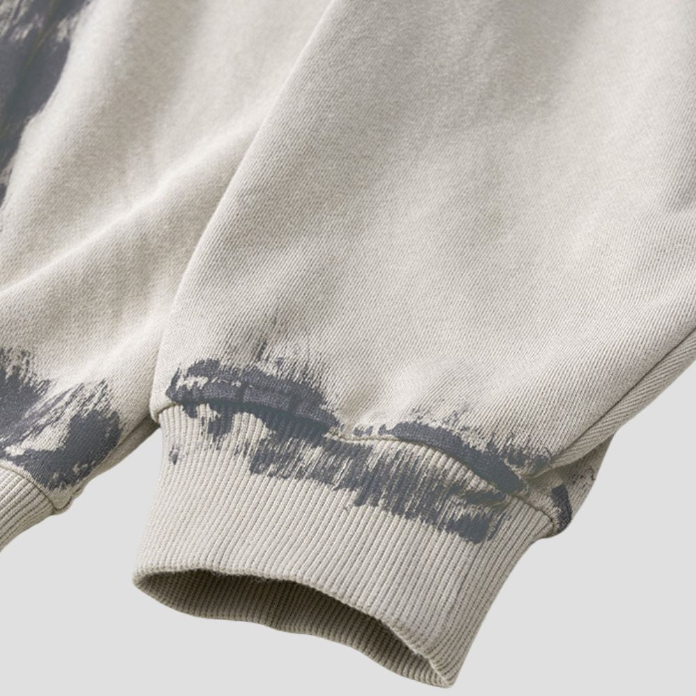Painted Vintage Distressed Hoodie