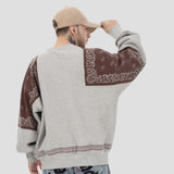 Paisley Patchwork Sweatshirt