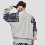 Paisley Patchwork Sweatshirt