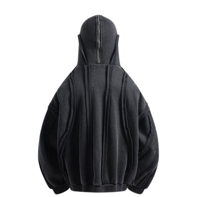 Sudadera con capucha y cremallera con personalidad