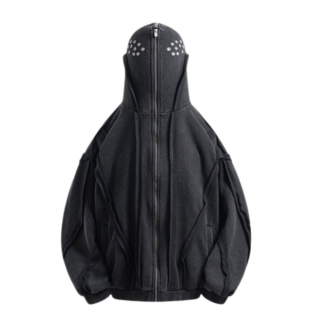 Sudadera con capucha y cremallera con personalidad