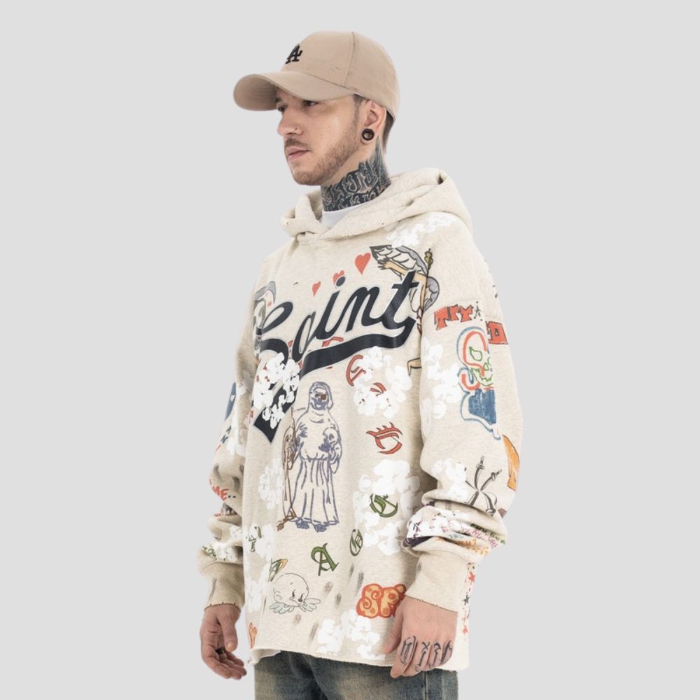 Personalized Graffiti Hoodie