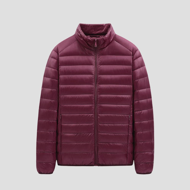 Close-up of the practical side pockets on the jacket, perfect for storing essentials.