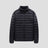 Close-up of the detachable adjustable hood, offering extra protection from the cold
