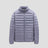 Close-up of the detachable adjustable hood, offering extra protection from the cold