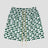 Breathable streetwear shorts with hip-hop inspiration and geometric print