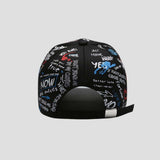 Back view of the unisex hip-hop cap showcasing its breathable material.