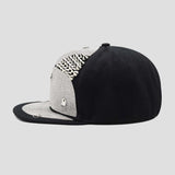 Punk Baseball Cap with Adjustable Strap and Studs