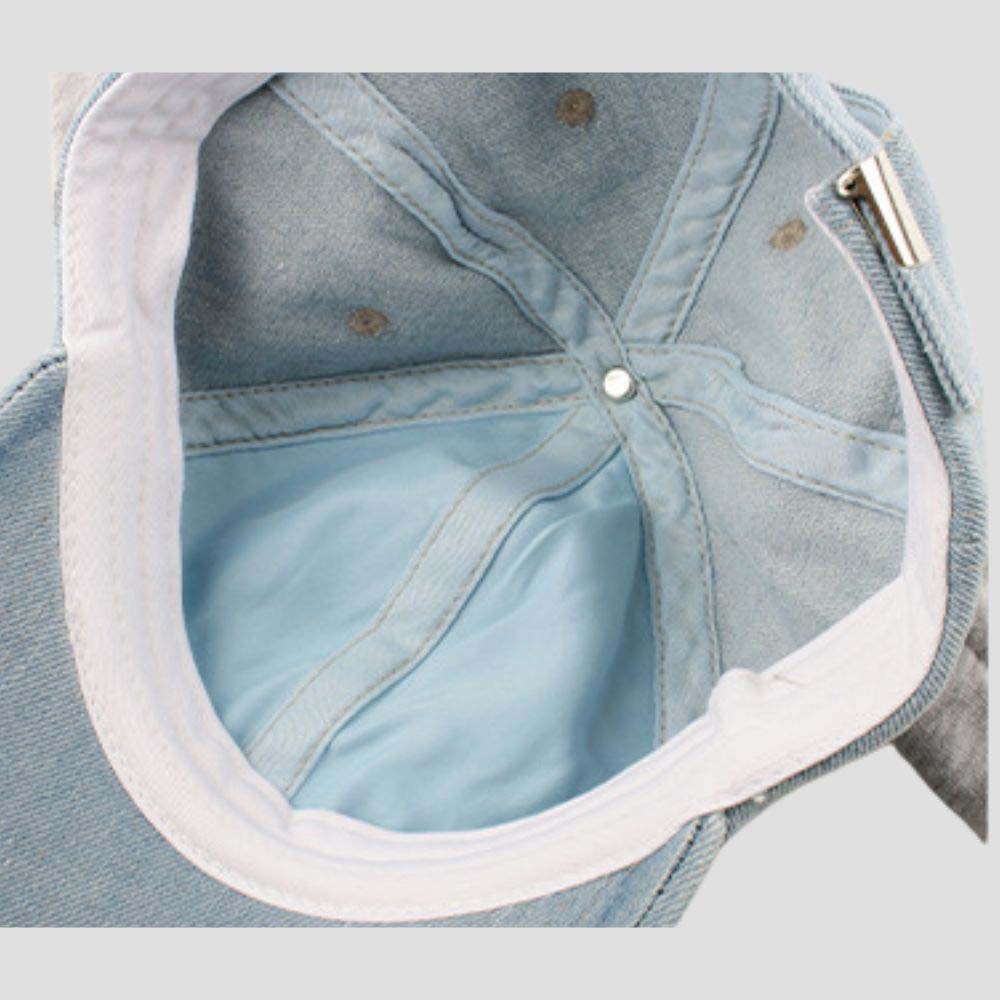 Unique baseball cap with rabbit ear embellishments