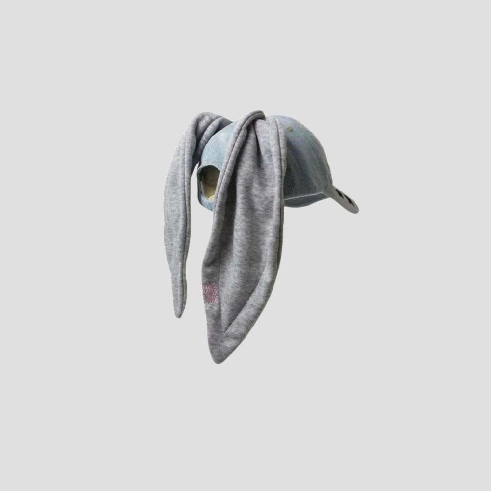 Adjustable baseball cap with hip-hop vibes and rabbit ears