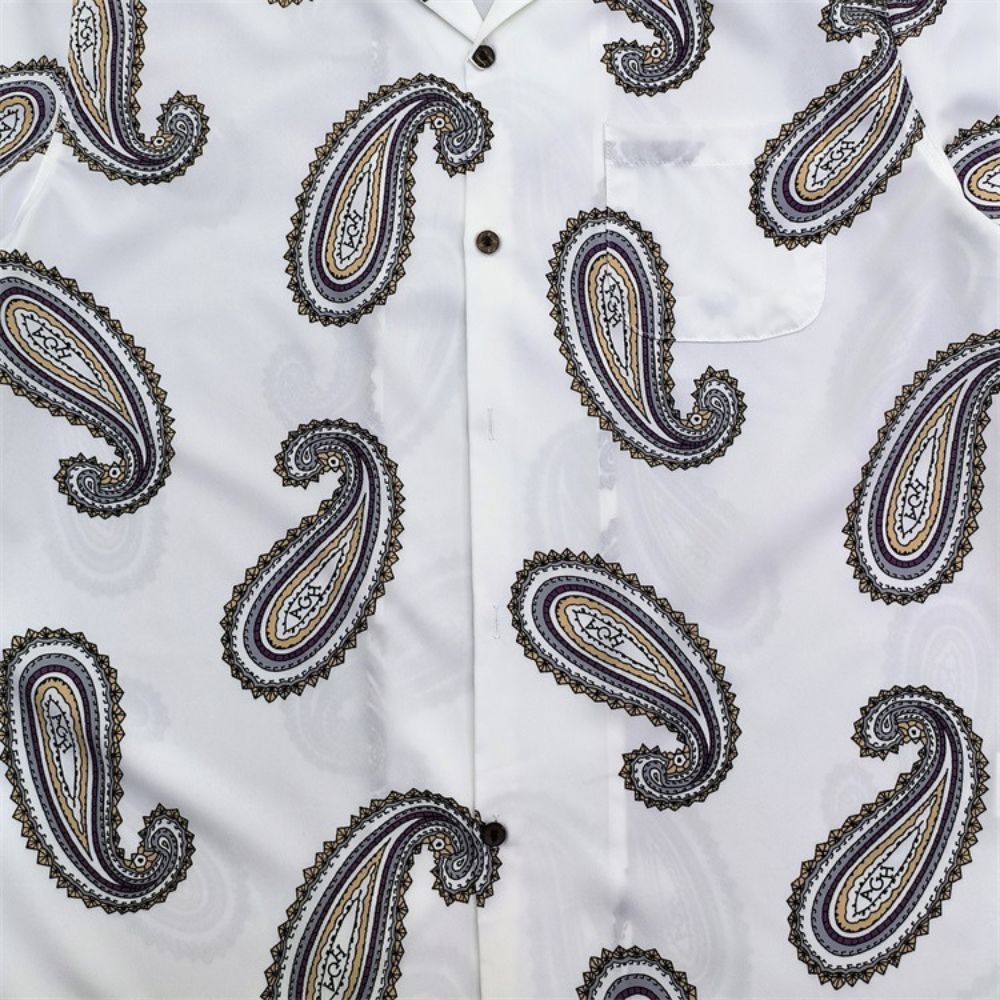 Island-Inspired Paisley Shirt