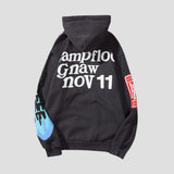 Red Heart Graffiti Cotton Hoodie