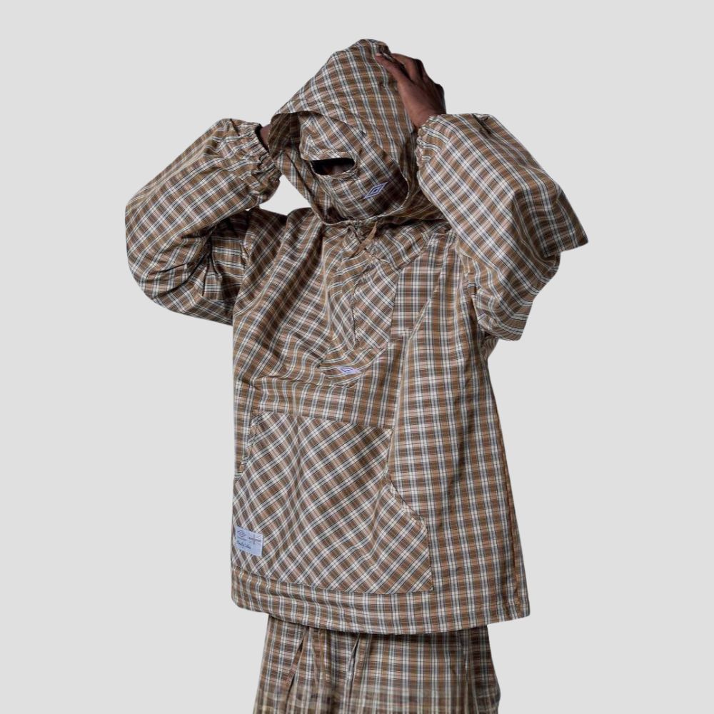 Vintage Double-Hood Pullover Hoodie