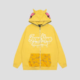 Trendy monster hoodie with a vintage twist