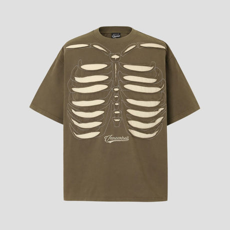 Vintage Skeleton Graphic T-Shirt