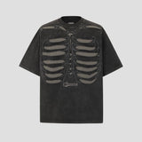 Vintage Skeleton Graphic T-Shirt