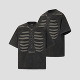 Vintage Skeleton Graphic T-Shirt