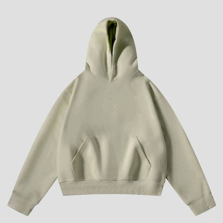 Solid Color Cropped Hoodie