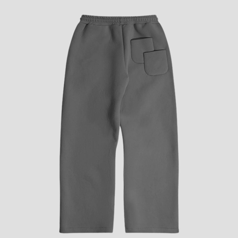 Solid Color Hooded Tracksuit