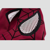 Close-up of the ribbed cuffs and hem of the Spider Hoodie.