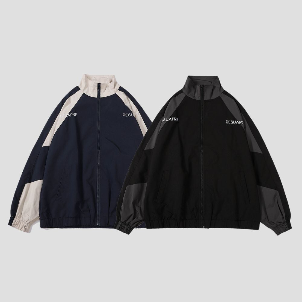 Relaxed fit jacket featuring eco-friendly materials
