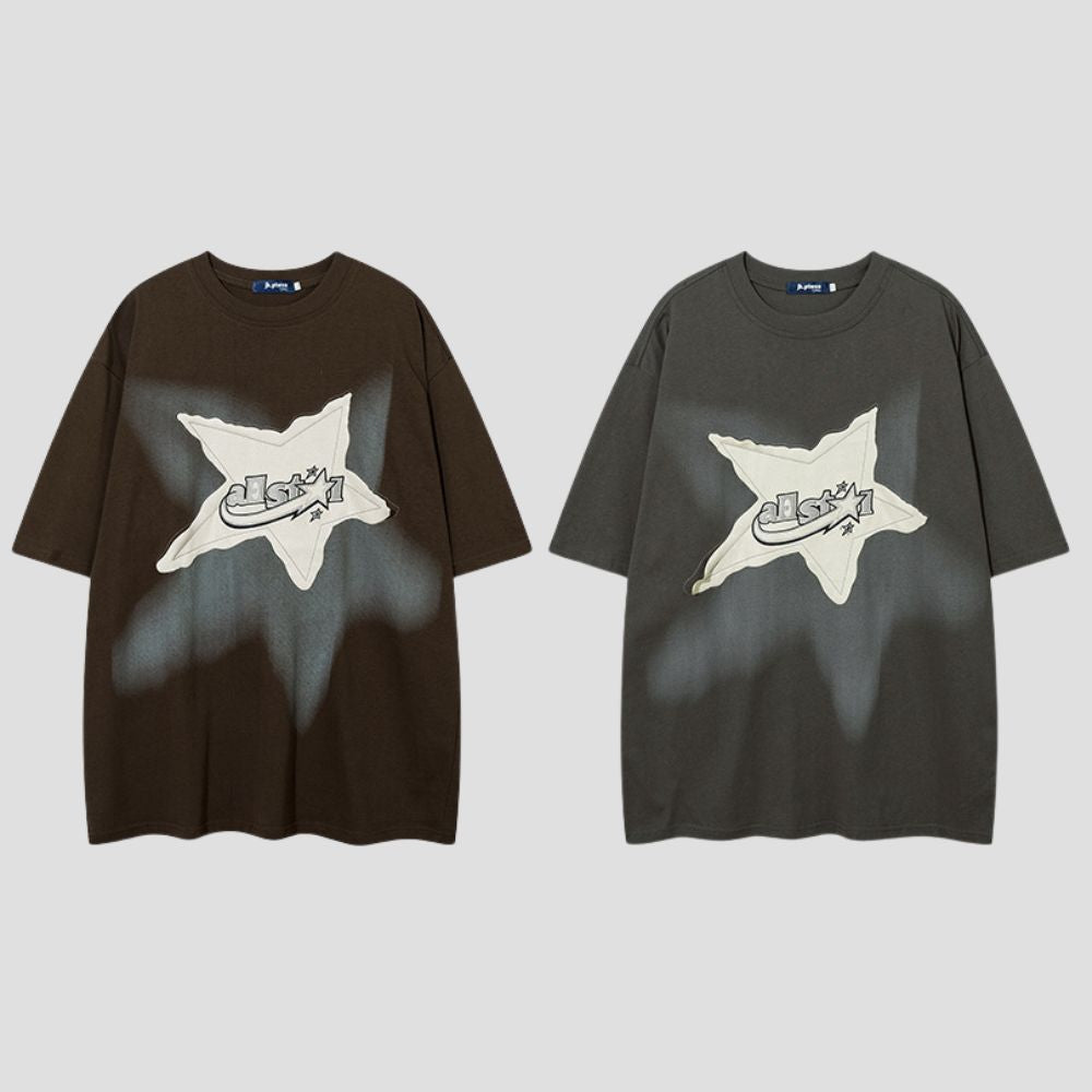  Star Patch T-Shirt - Unisex