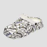 Versatile summer sandals with durable EVA and fashionable graffiti design.