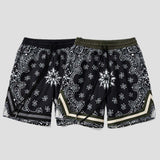 Blue cotton shorts, relaxed fit, perfect for streetwear style