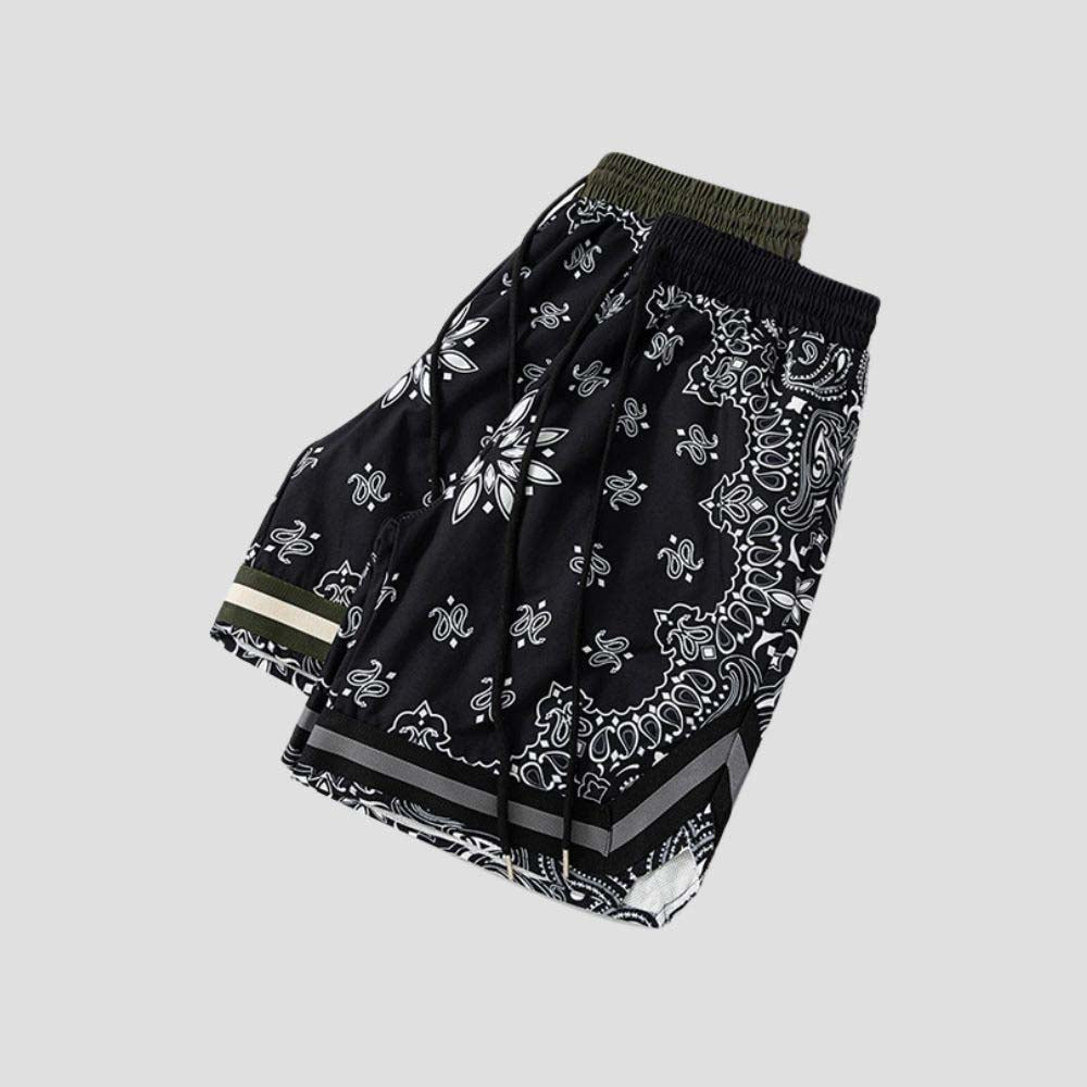 Gray breathable sports shorts, suitable for outdoor summer activities