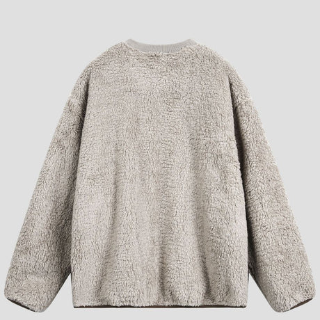 Techwear Patchwork Crewneck Sweatshirt