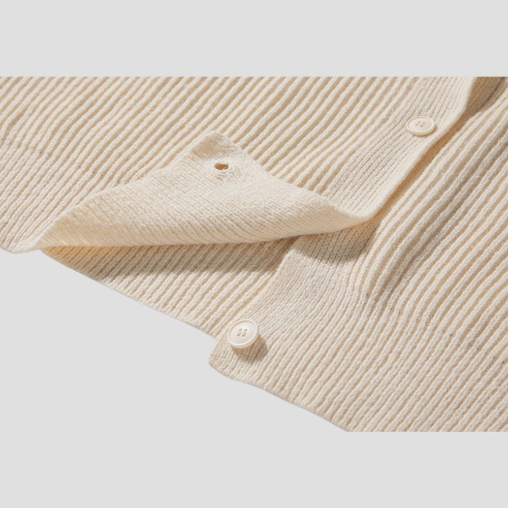 Breathable sweater crafted with eco-friendly materials and textured details
